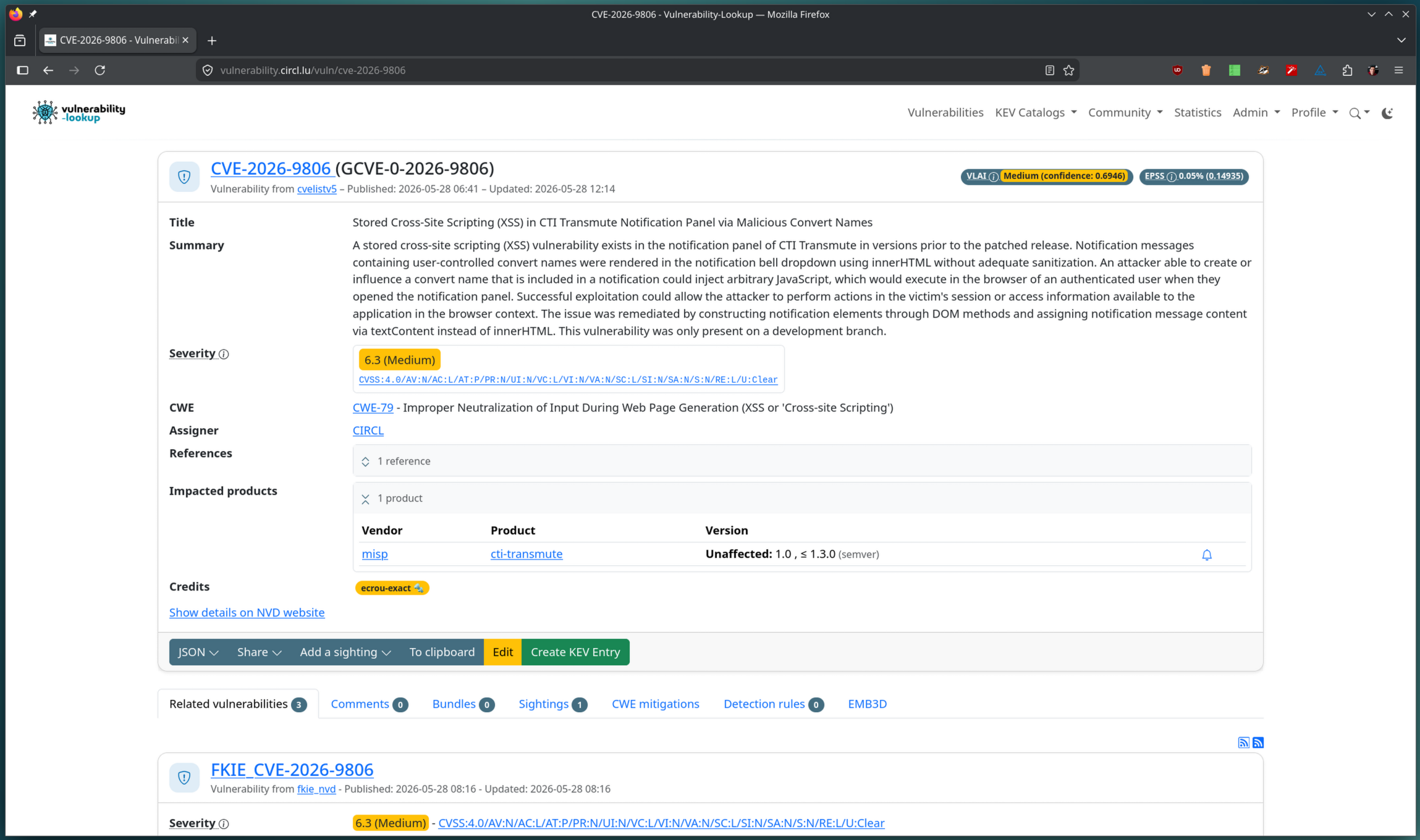 Refreshed Vulnerability View